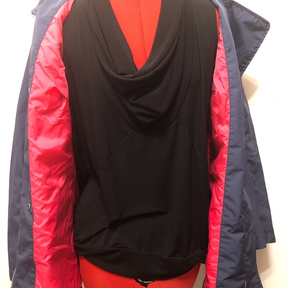 Helly Hansen Wesley Trench - Navy with pink lining - Picture 7 of 8